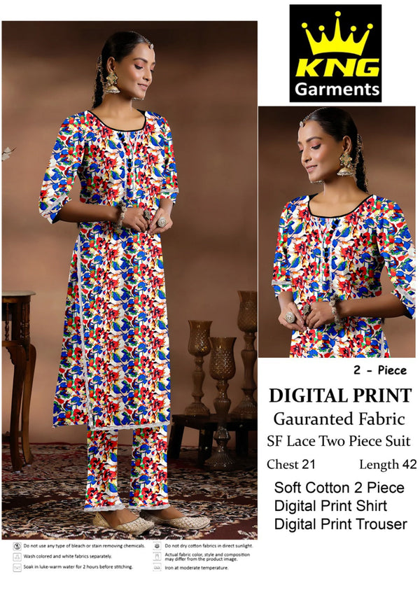 SF LACE 2PC (DIGITAL PRINT)