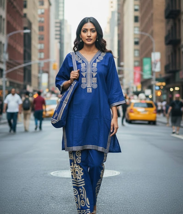 Stitched suit witH MATCHING Bag