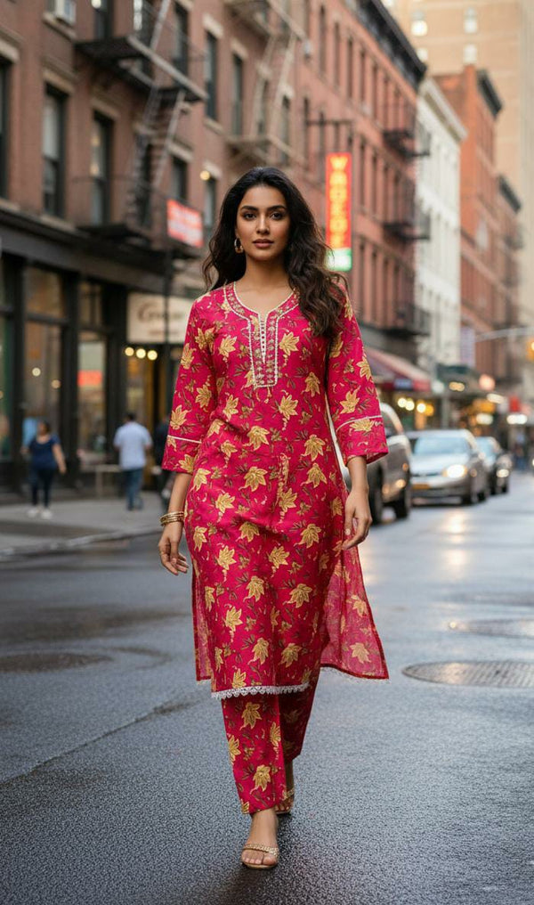 Khaddar Print Hand Made 2pc