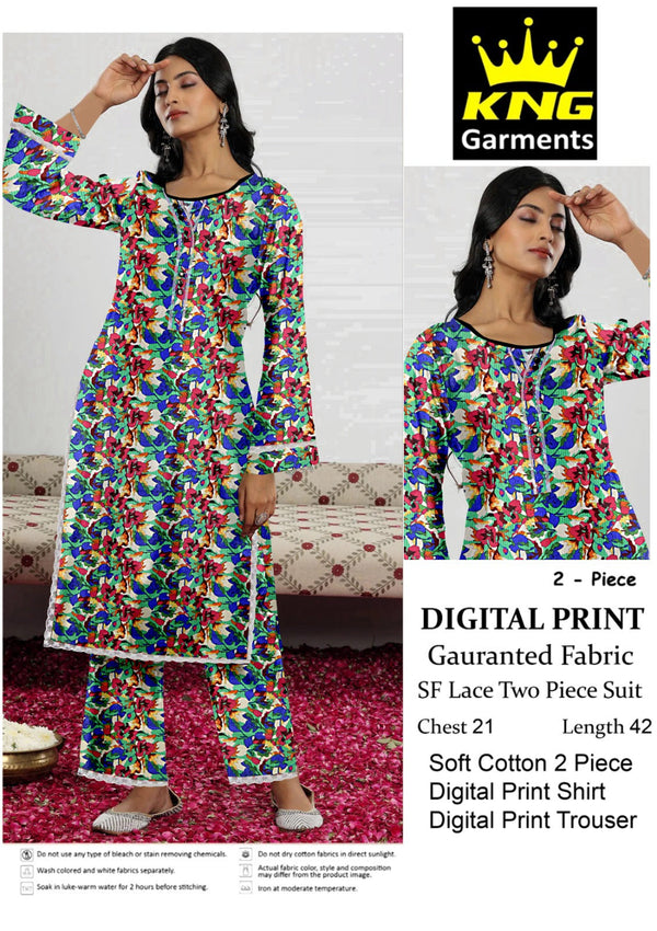 SF LACE 2PC (DIGITAL PRINT)