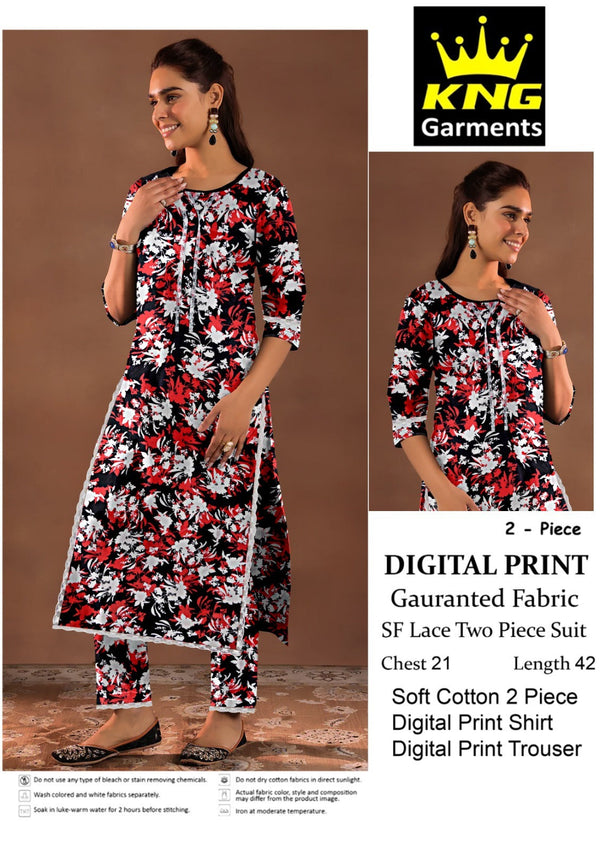 SF LACE 2PC (DIGITAL PRINT)