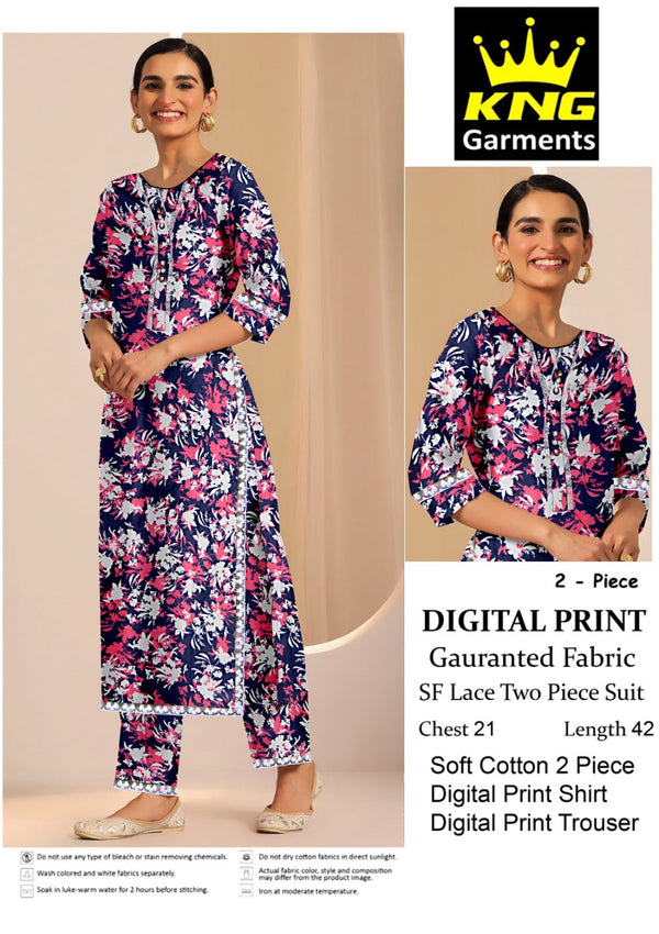 SF LACE 2PC (DIGITAL PRINT)