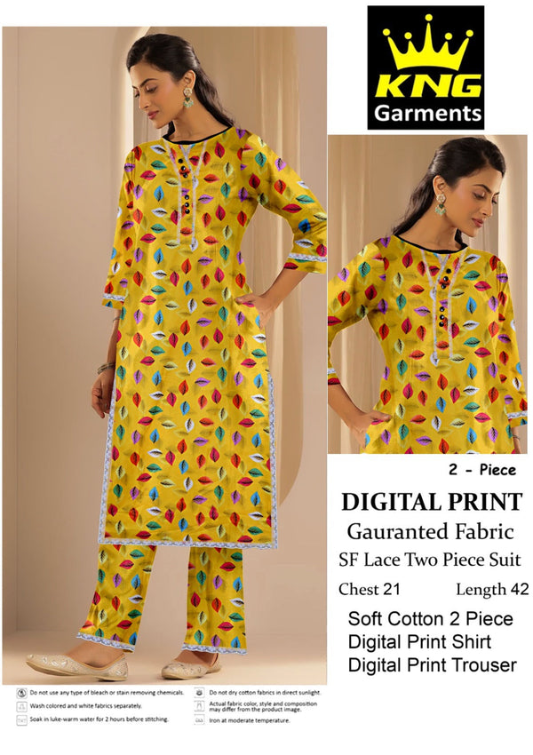 SF LACE 2PC (DIGITAL PRINT)