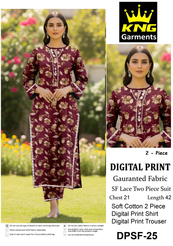 SF LACE 2PC (DIGITAL PRINT)