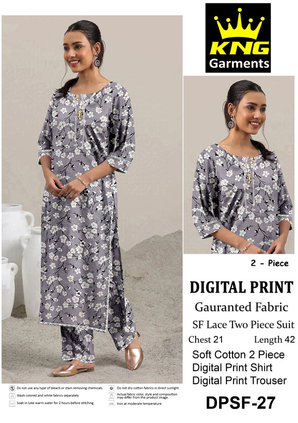 SF LACE 2PC (DIGITAL PRINT)